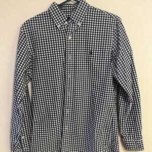 Ralph Lauren Black and White Gingham Shirt